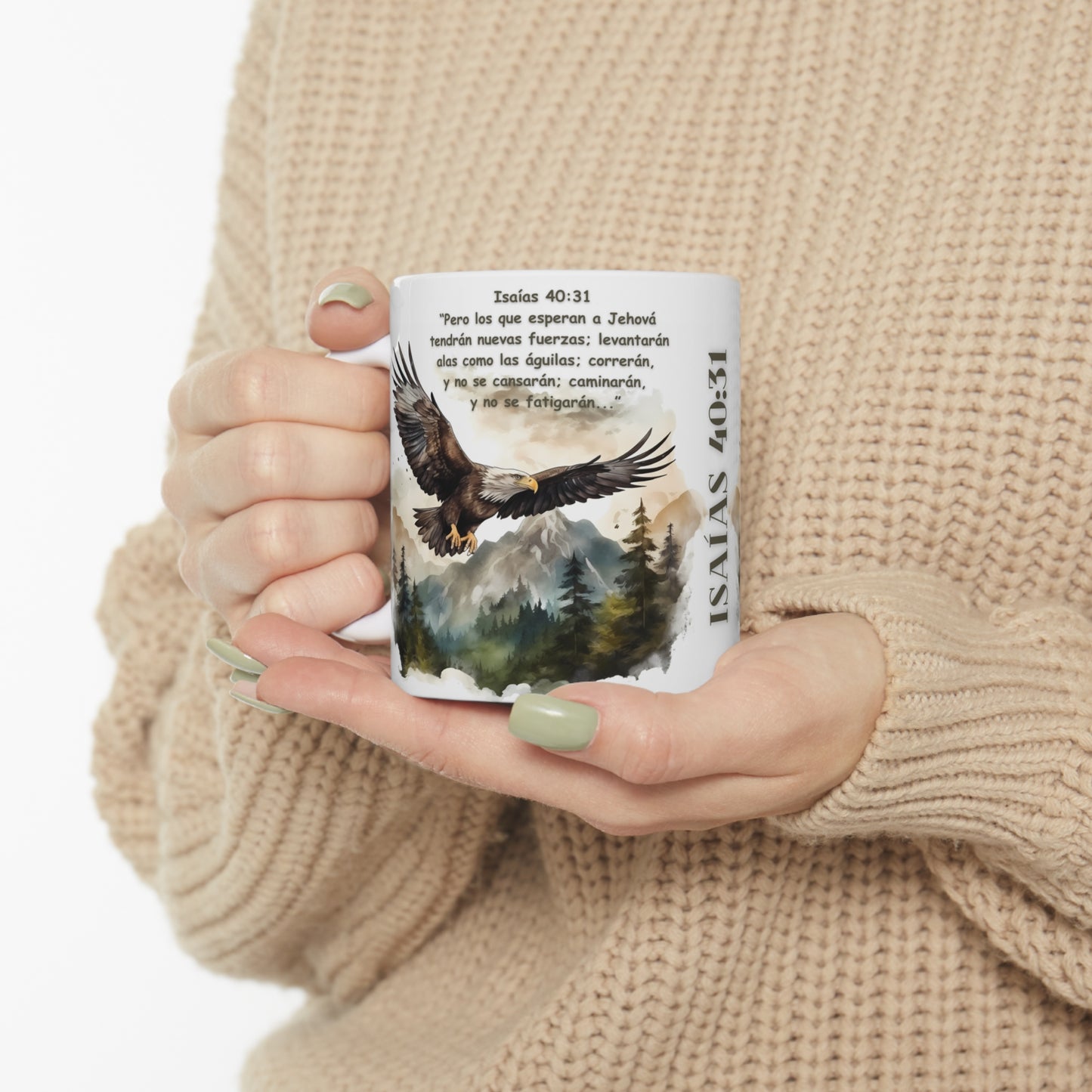 ISAIAS 40:31 MUG - ESPANOL - NUEVAS FUERZAS - MUGSCITY - Free Shipping