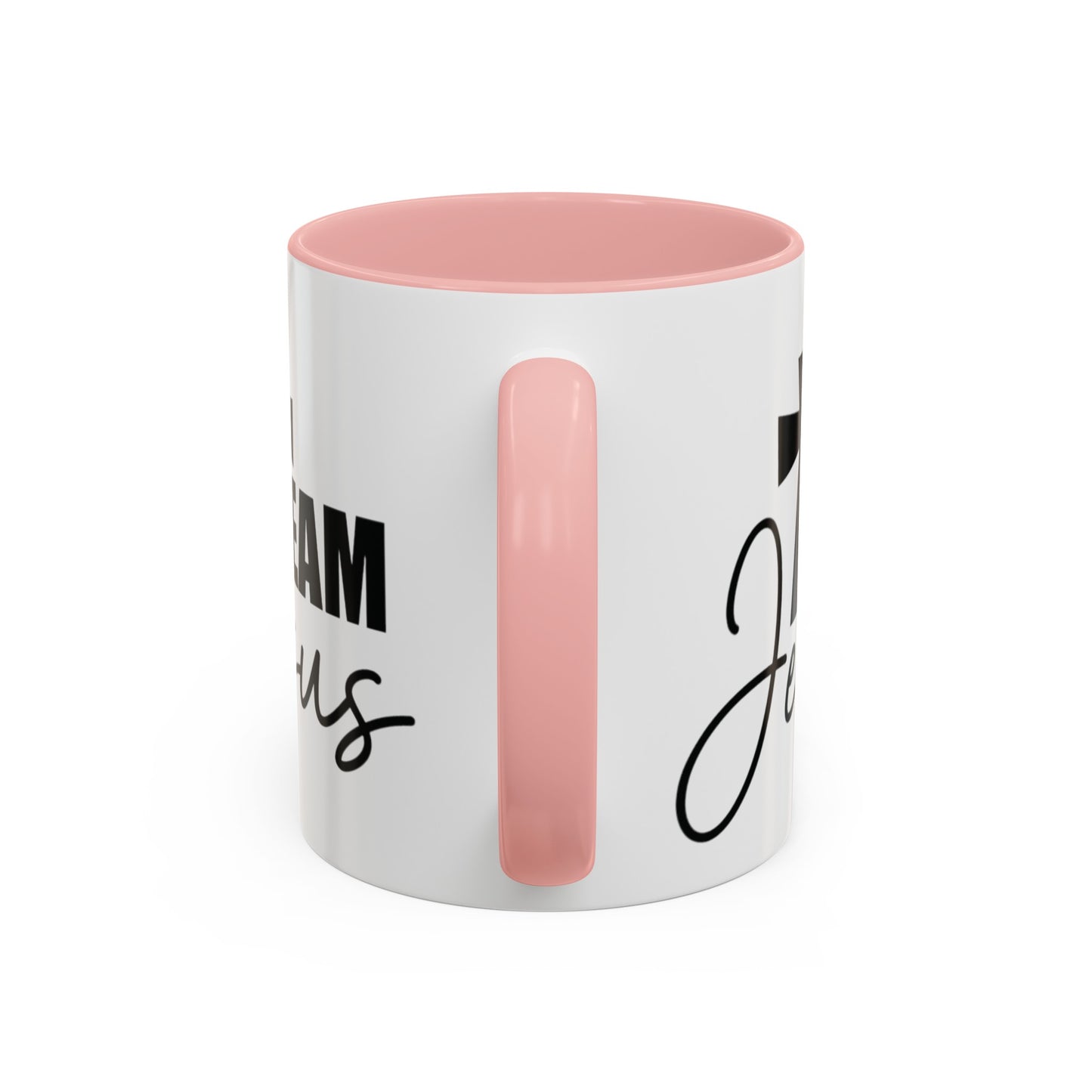 TEAM JESUS Mug 11oz. Coffee Cup - Black, Red, Pink, Light Blue and Navy
