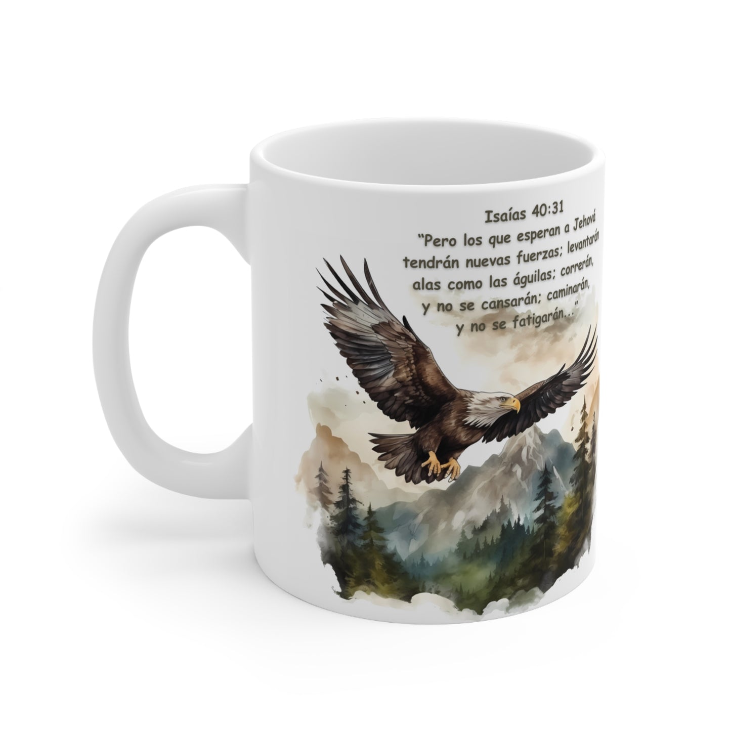 ISAIAS 40:31 MUG - ESPANOL - NUEVAS FUERZAS - MUGSCITY - Free Shipping