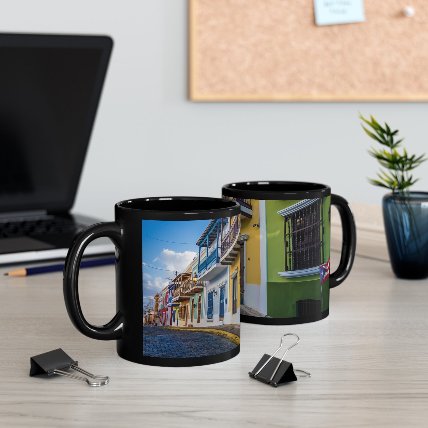 OLD SAN JUAN STREETS Mug Viejo San Juan Puerto Rico - MUGSCITY - Free Shipping