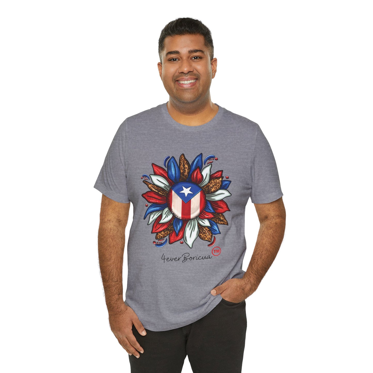 PUERTO RICAN BLOOMING FLAG Unisex Puerto Rico Boricua Shirt 4everBoricua™️