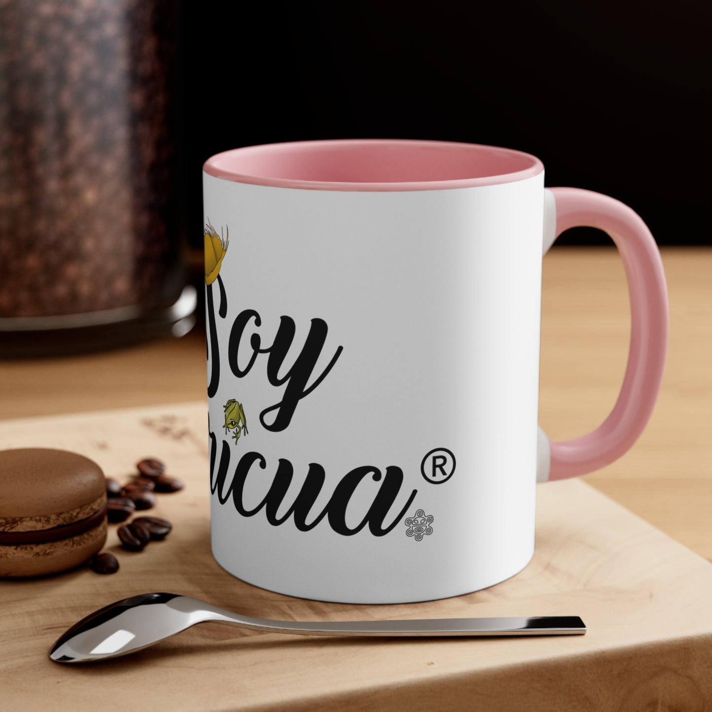 SOY FLORICUA® Trademark Official MUG - My Life and Heart is Between Puerto Rico and Florida - Mugscity