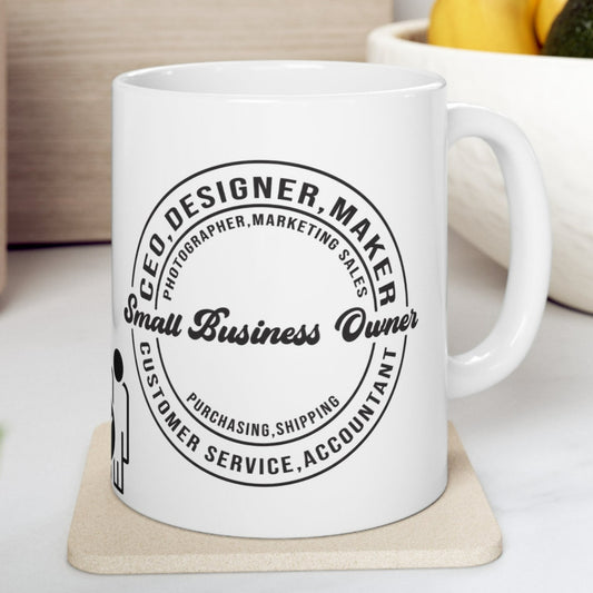 SMALL BUSINESS OWNER MUG - White - MUSGCITY - Free Shipping
