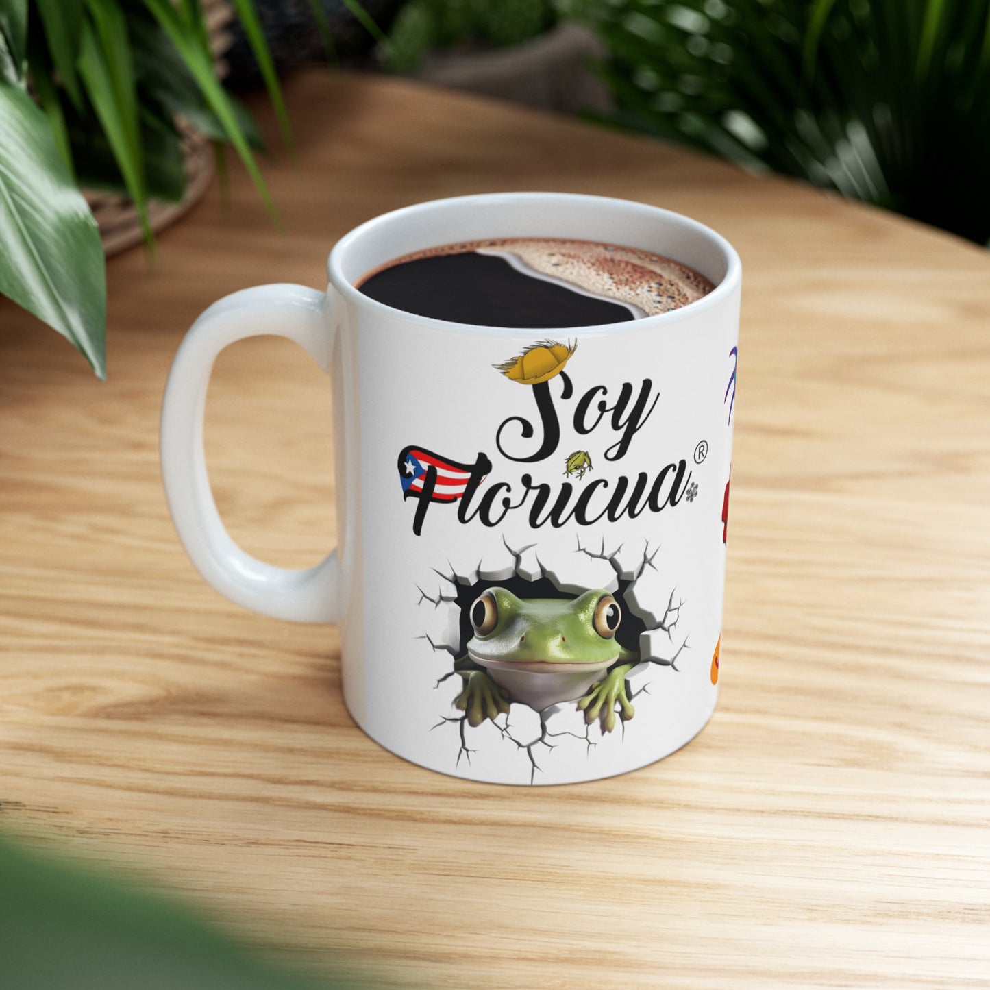 SOY FLORICUA REGISTERED MARK COQUI MUG - 3D MUGS - MUGSCITY - Free Shipping