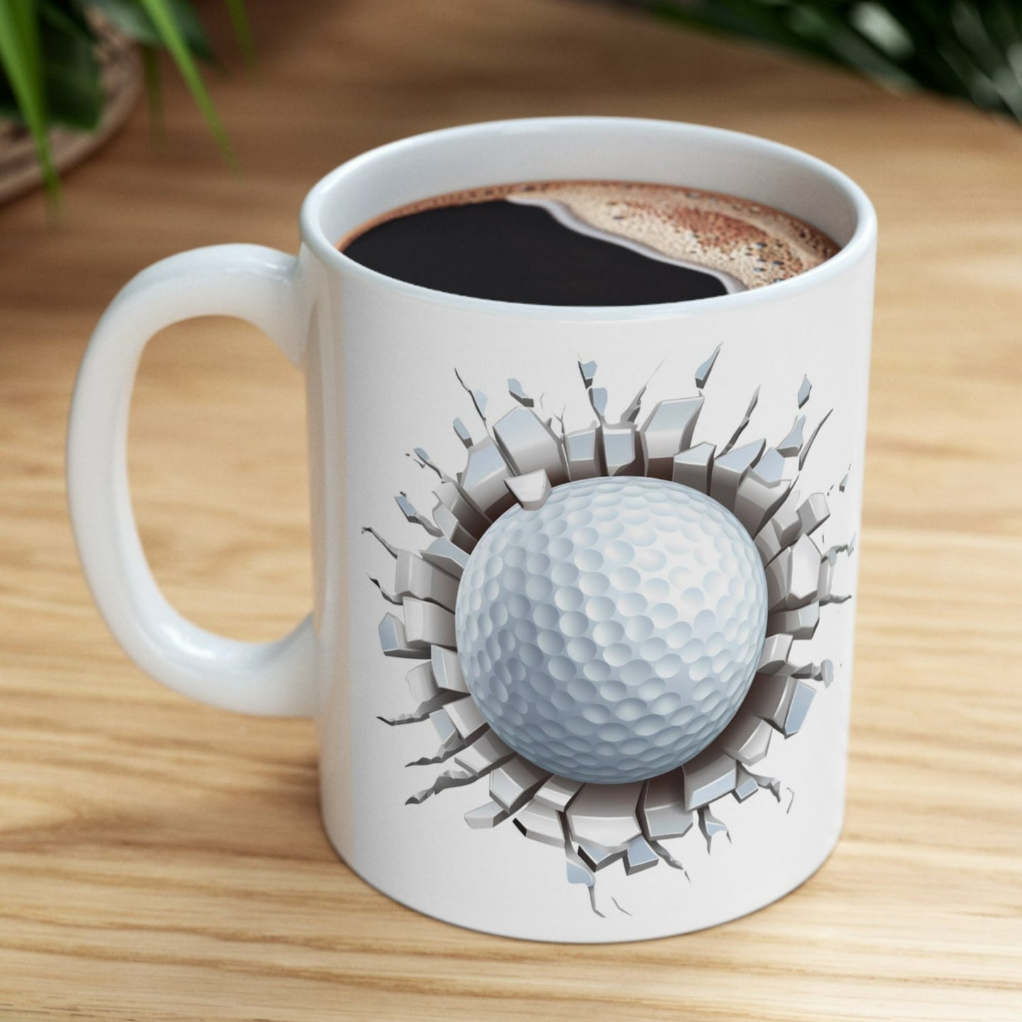 GOLF BALL IN HOLE 3D MUG - MUGSCITY - Free Shipping