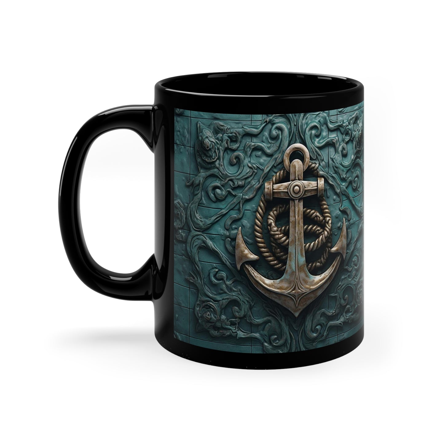 AWESOME 3D ANCHOR MUG - BLACK - MUGSCITY - Free Shipping