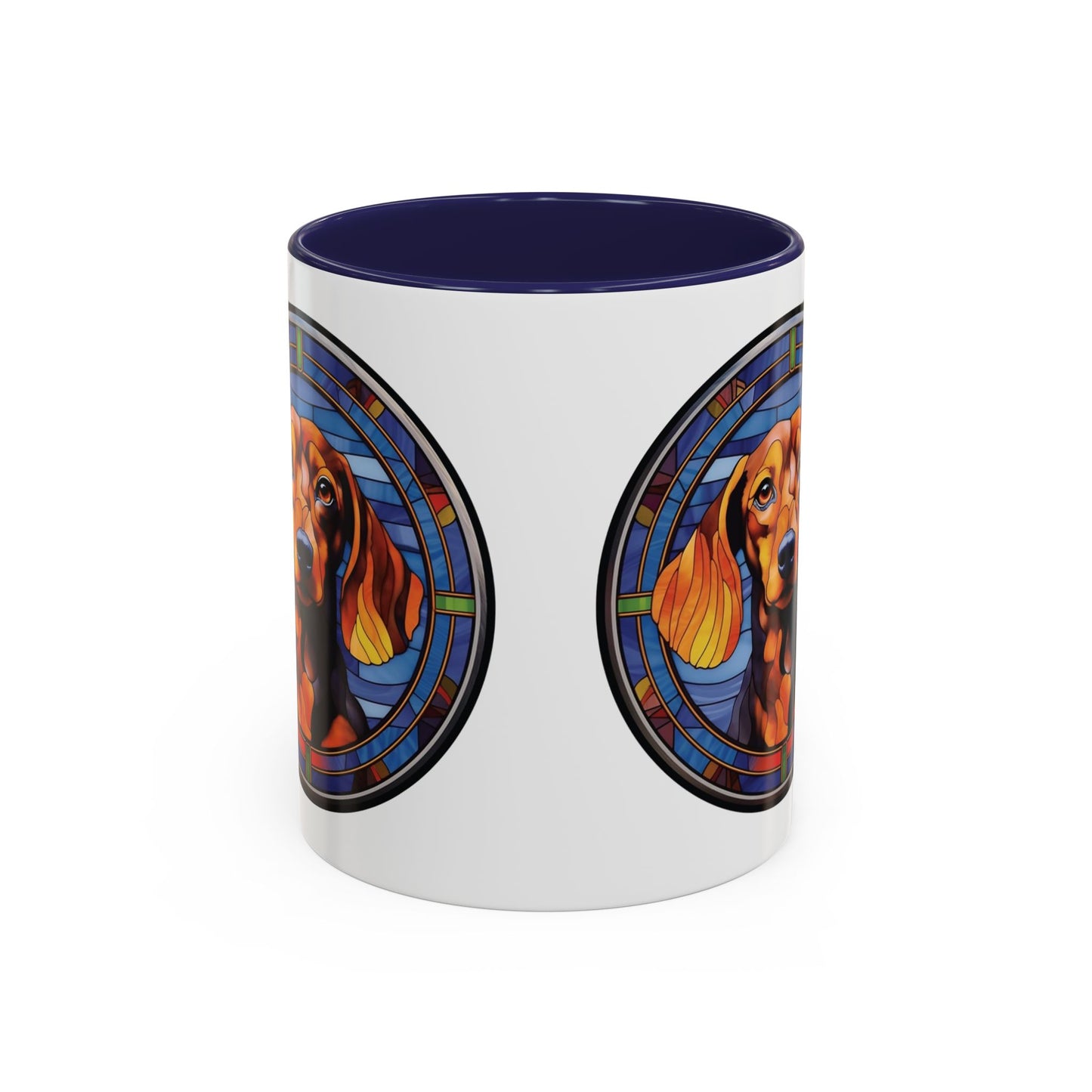 DACHSHUND MUG - Dog Breeds Mugs - Red, Pink, Blue, Navy and Black Accents - MUGSCITY - Free Shipping