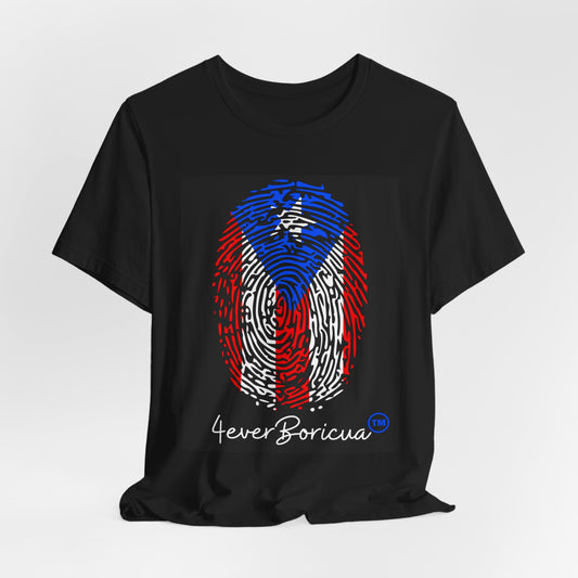 PUERTO RICAN FLAG FINGERPRINT Unisex Boricua Shirt 4everBoricua™️