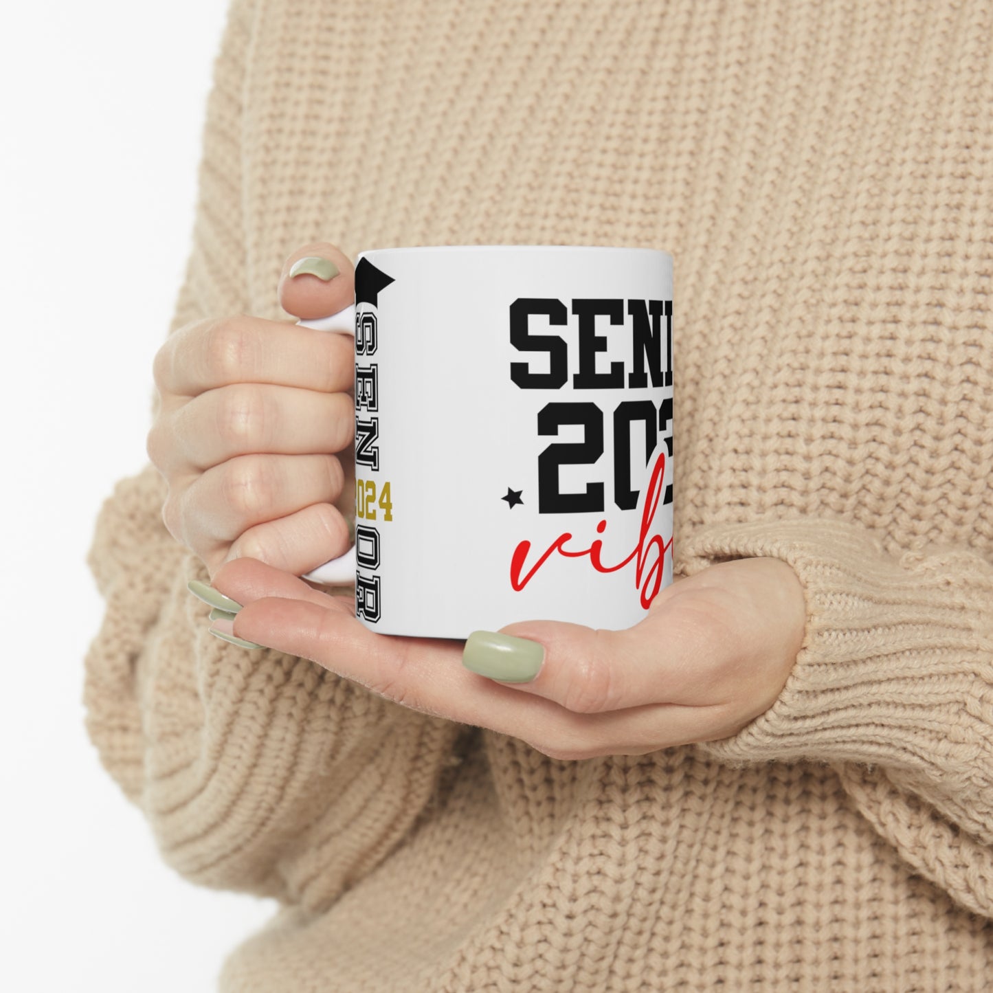 SENIOR 2024 VIBES MUG - MUGSCITY - Free Shipping