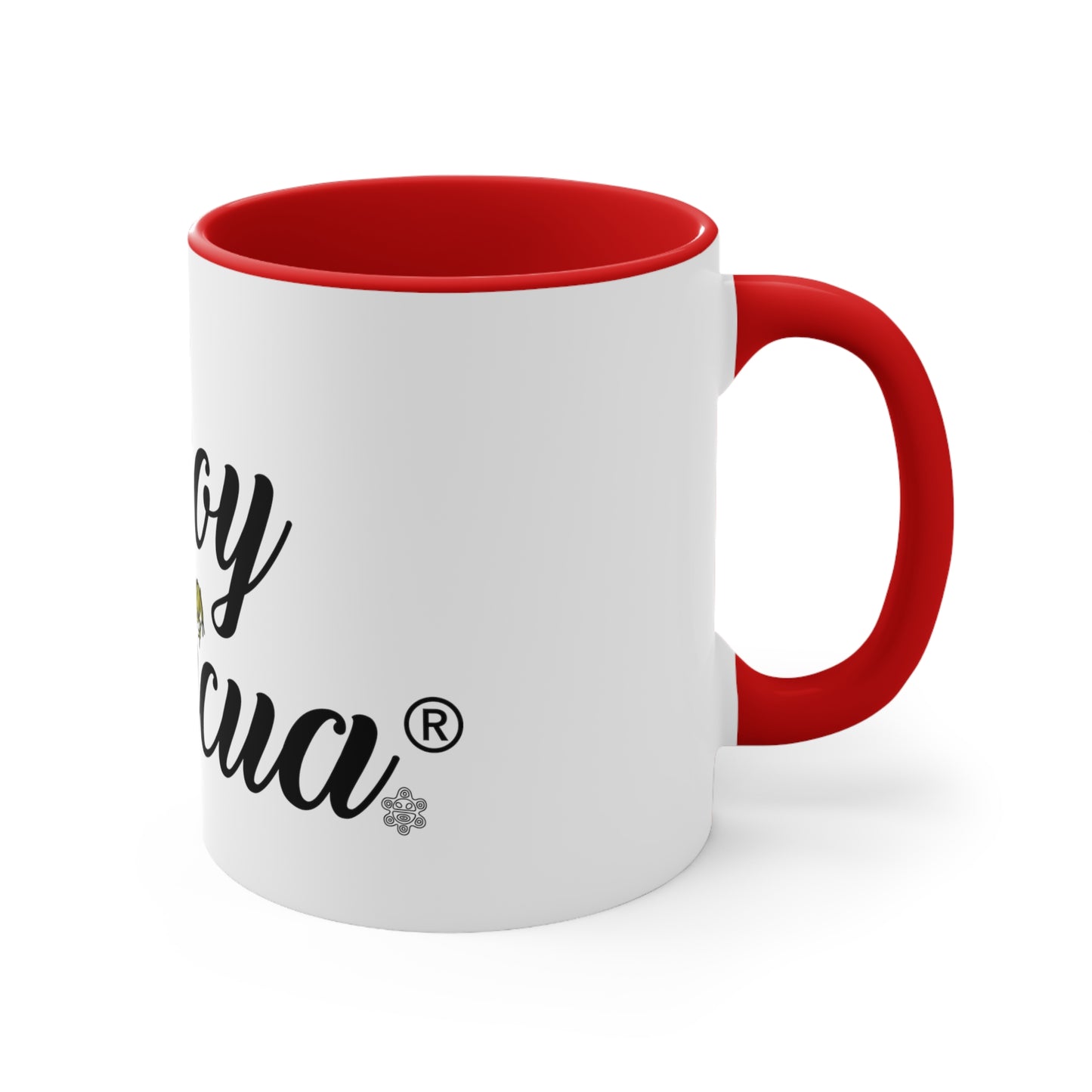 SOY FLORICUA® Trademark Official MUG - My Life and Heart is Between Puerto Rico and Florida - Mugscity