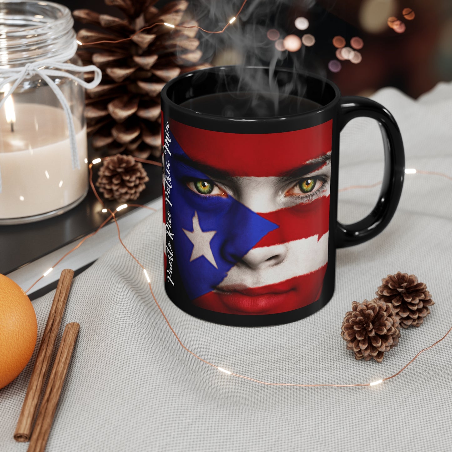 PUERTO RICO PATRIA MIA MUG - MUGSCITY - FREE SHIPPING