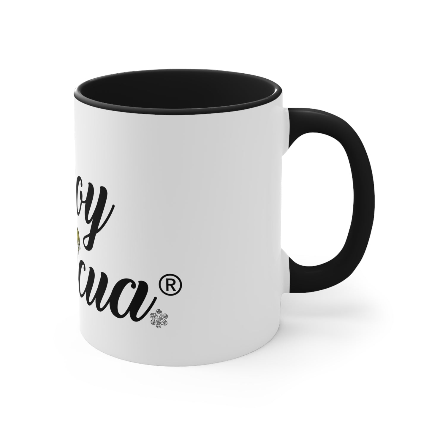 SOY FLORICUA® Trademark Official MUG - My Life and Heart is Between Puerto Rico and Florida - Mugscity