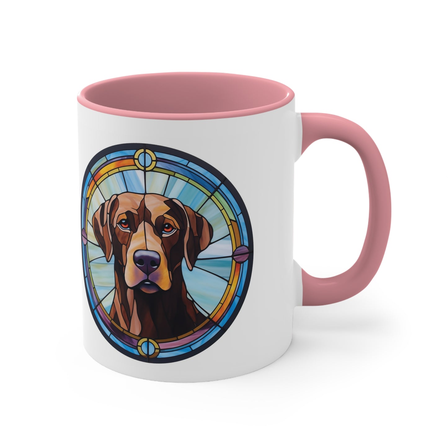 LABRADOR RETRIEVER MUG - Dog Breeds Mugs - Red, Black, Pink, Blue and Navy - Free Shipping