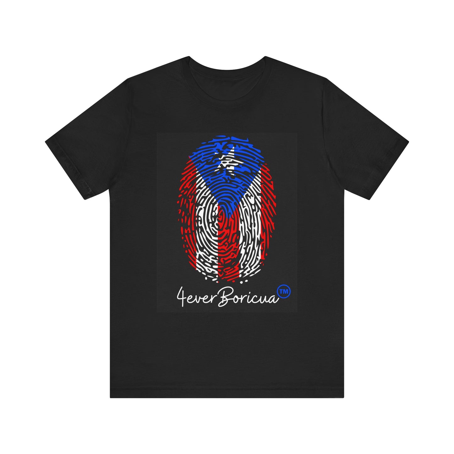 PUERTO RICAN FLAG FINGERPRINT Unisex Boricua Shirt 4everBoricua™️