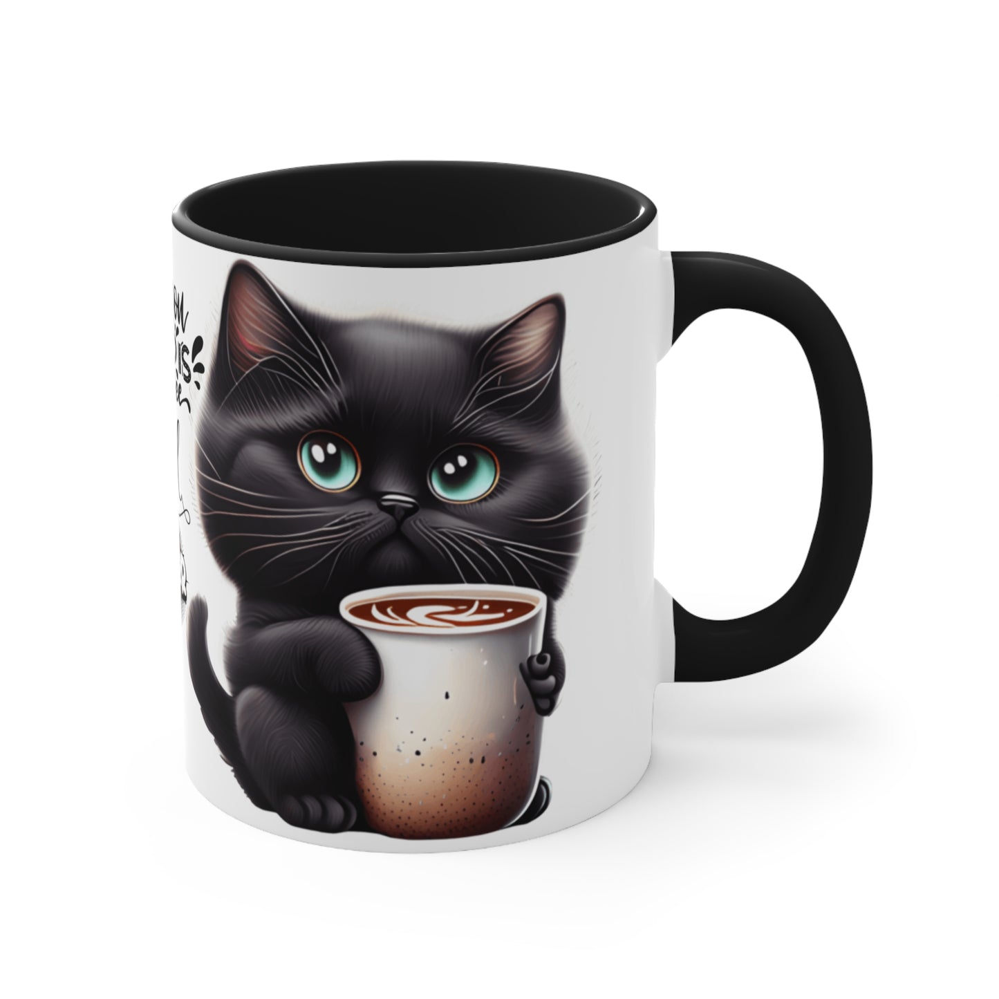 COFFEE AND PURR MUG - BLACK CAT LOVER GIFT | MUGSCITY 23