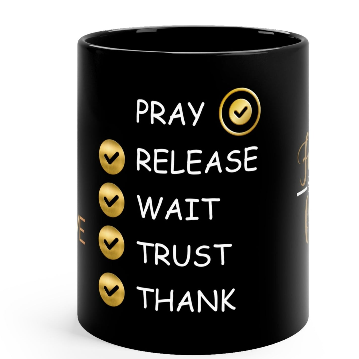 FIVE STEPS OF FAITH MUG - MUGSCITY 23 - FAITH COFFEE MUGS