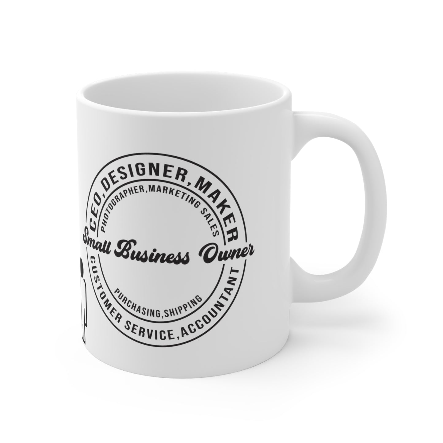 SMALL BUSINESS OWNER MUG - White - MUSGCITY - Free Shipping