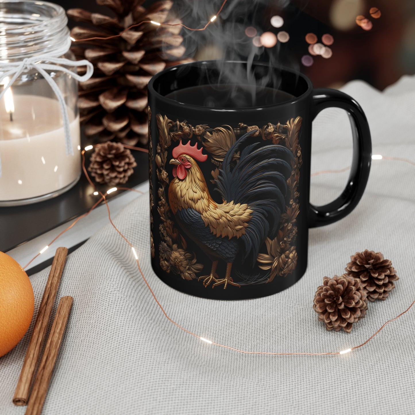 BEAUTIFUL AND ELEGANT ROOSTER MUG - 3D MUGS - MUGSCITY - Free Shipping