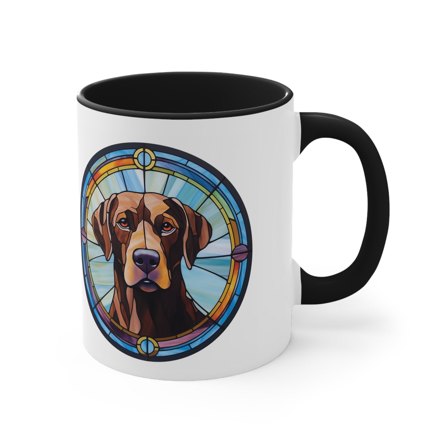 LABRADOR RETRIEVER MUG - Dog Breeds Mugs - Red, Black, Pink, Blue and Navy - Free Shipping