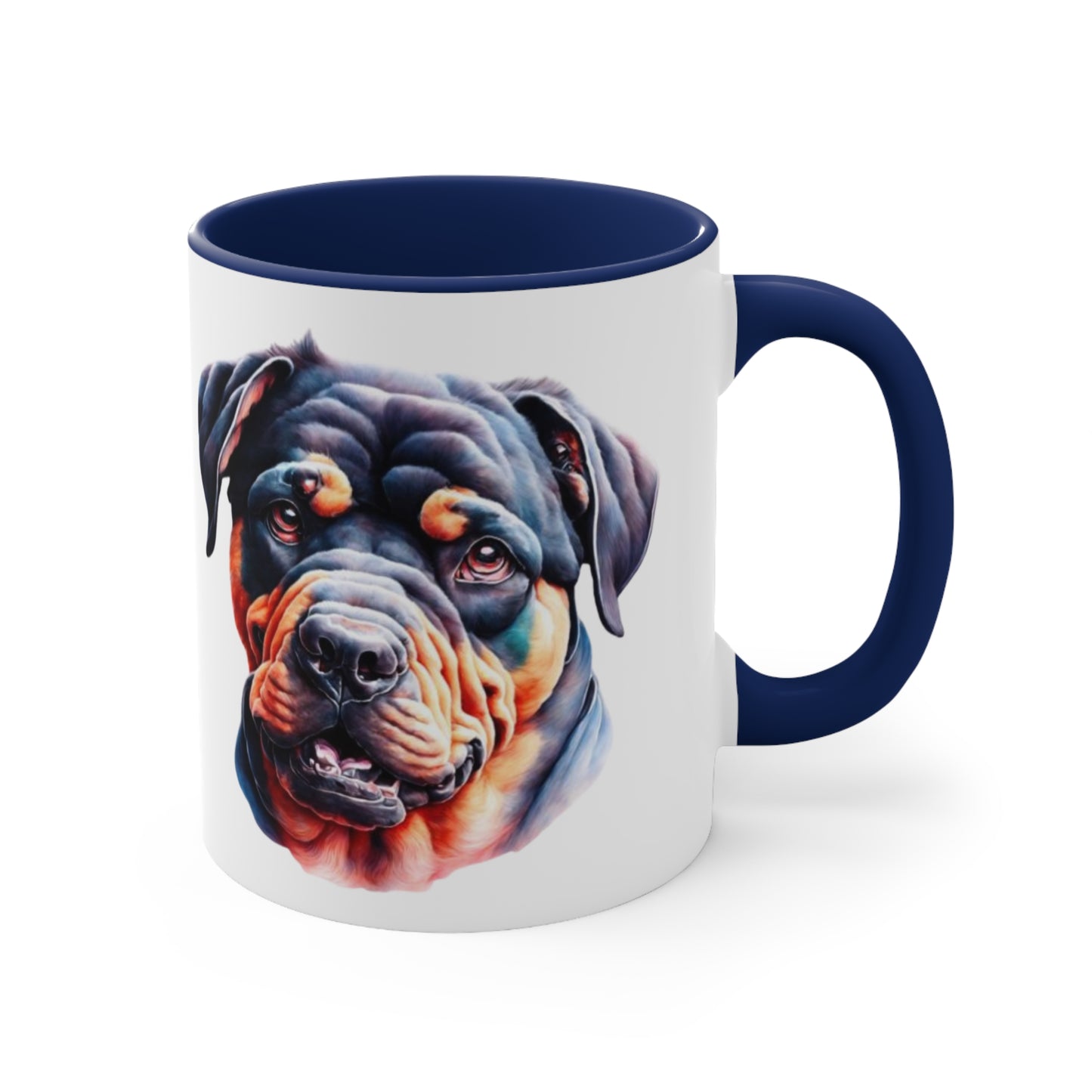 ROTTWEILER MUG - Dog Breeds Mugs - Red, Blue, Black and Navy - MUGSCITY - Free Shipping