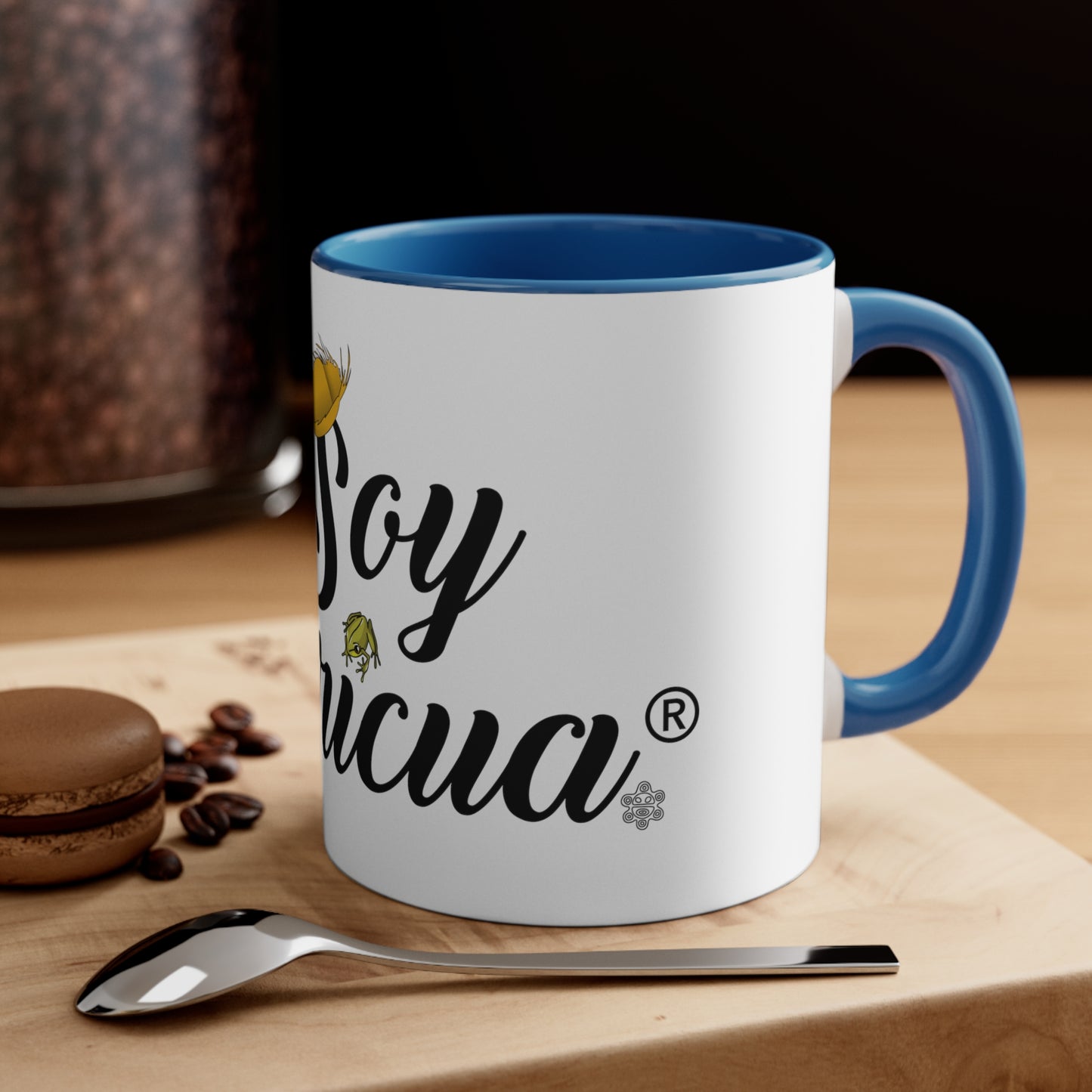 SOY FLORICUA® Trademark Official MUG - My Life and Heart is Between Puerto Rico and Florida - Mugscity