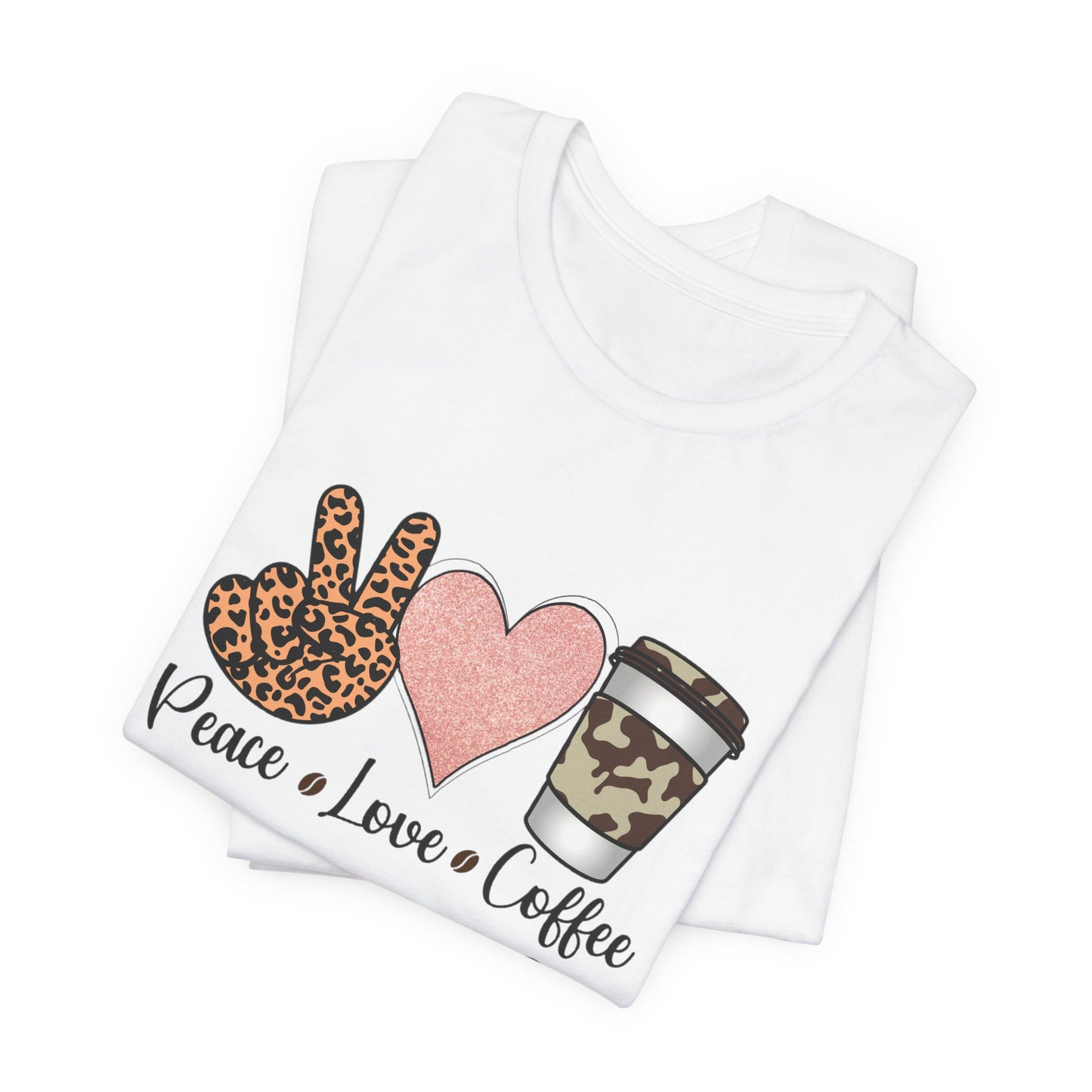 PEACE LOVE COFFEE Unisex Puerto Rico Boricua Shirt 4everBoricua™️