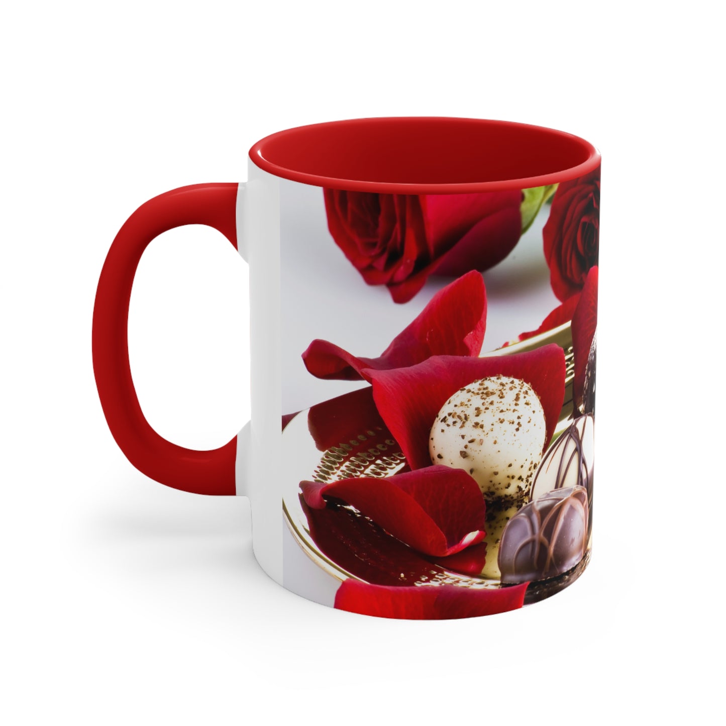 CHOCOLATE AND ROSES MUG - Mugscity - Free Shipping