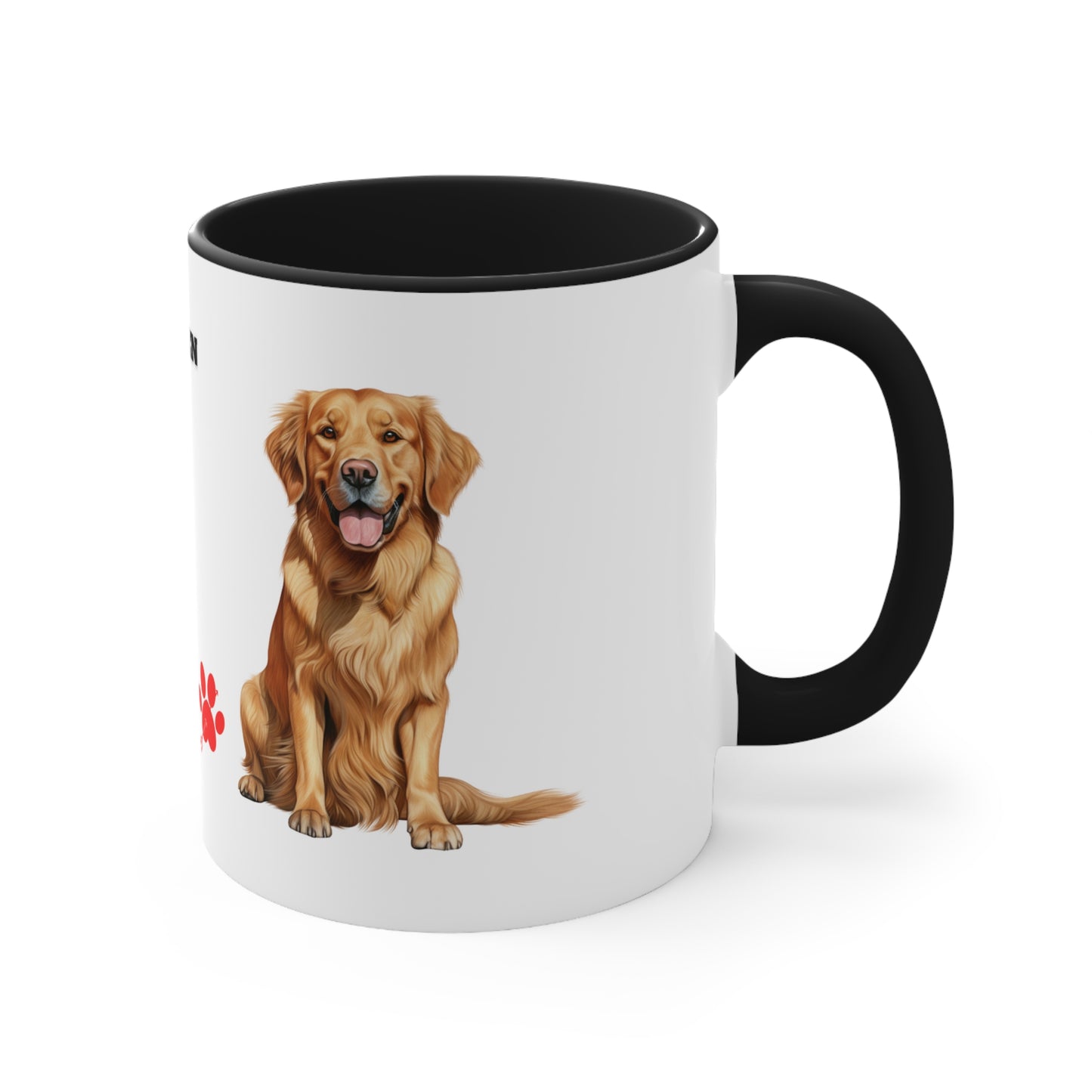 GOLDEN RETRIEVER MUG - Dog Breeds Mugs - Red, Black, Blue and Navy - MUGSCITY - Free Shipping