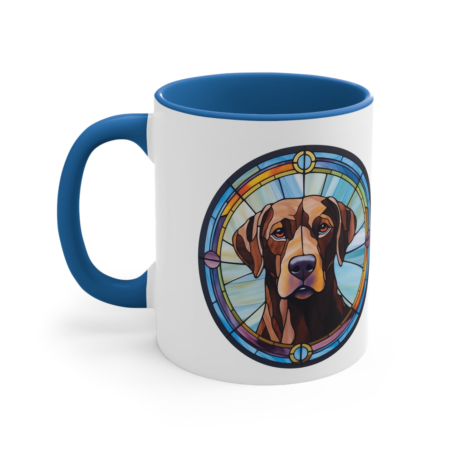 LABRADOR RETRIEVER MUG - Dog Breeds Mugs - Red, Black, Pink, Blue and Navy - Free Shipping