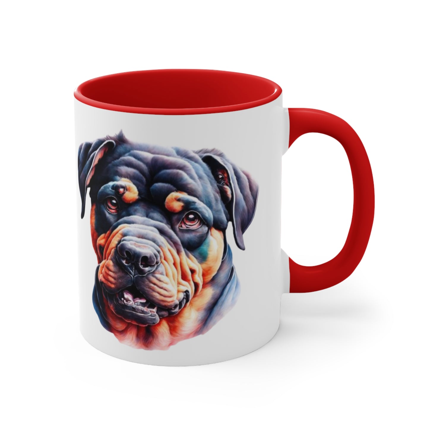 ROTTWEILER MUG - Dog Breeds Mugs - Red, Blue, Black and Navy - MUGSCITY - Free Shipping