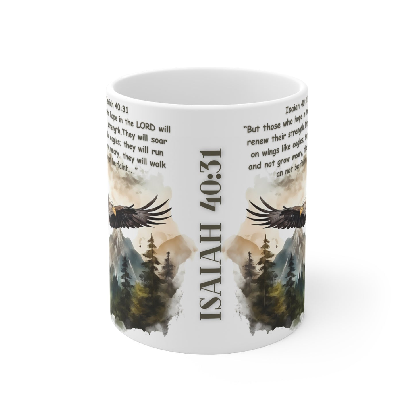 ISAIAH 40:31 MUG - NEW STRENGTHS - MUGSCITY - Free Shipping