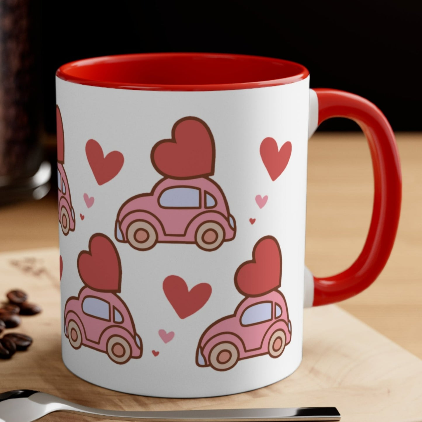 LOVE VOLKY MUG, Volky Coffee Mugs, Gifts for Volkswagen Lovers, Valentines Cups, Volky Gifts