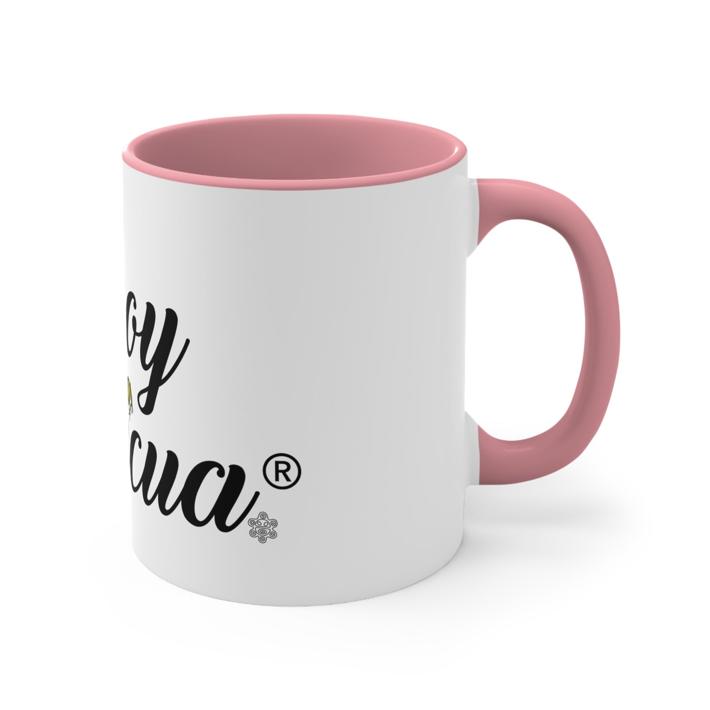 SOY FLORICUA® Trademark Official MUG - My Life and Heart is Between Puerto Rico and Florida - Mugscity