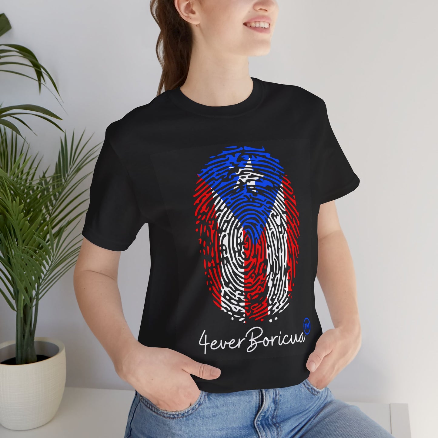 PUERTO RICAN FLAG FINGERPRINT Unisex Boricua Shirt 4everBoricua™️