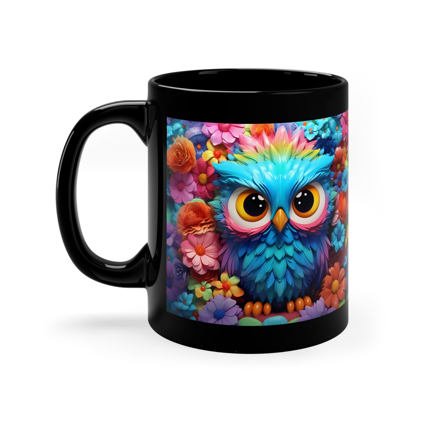 COLORFUL OWL 3D MUG - MUGSCITY - Free Shipping