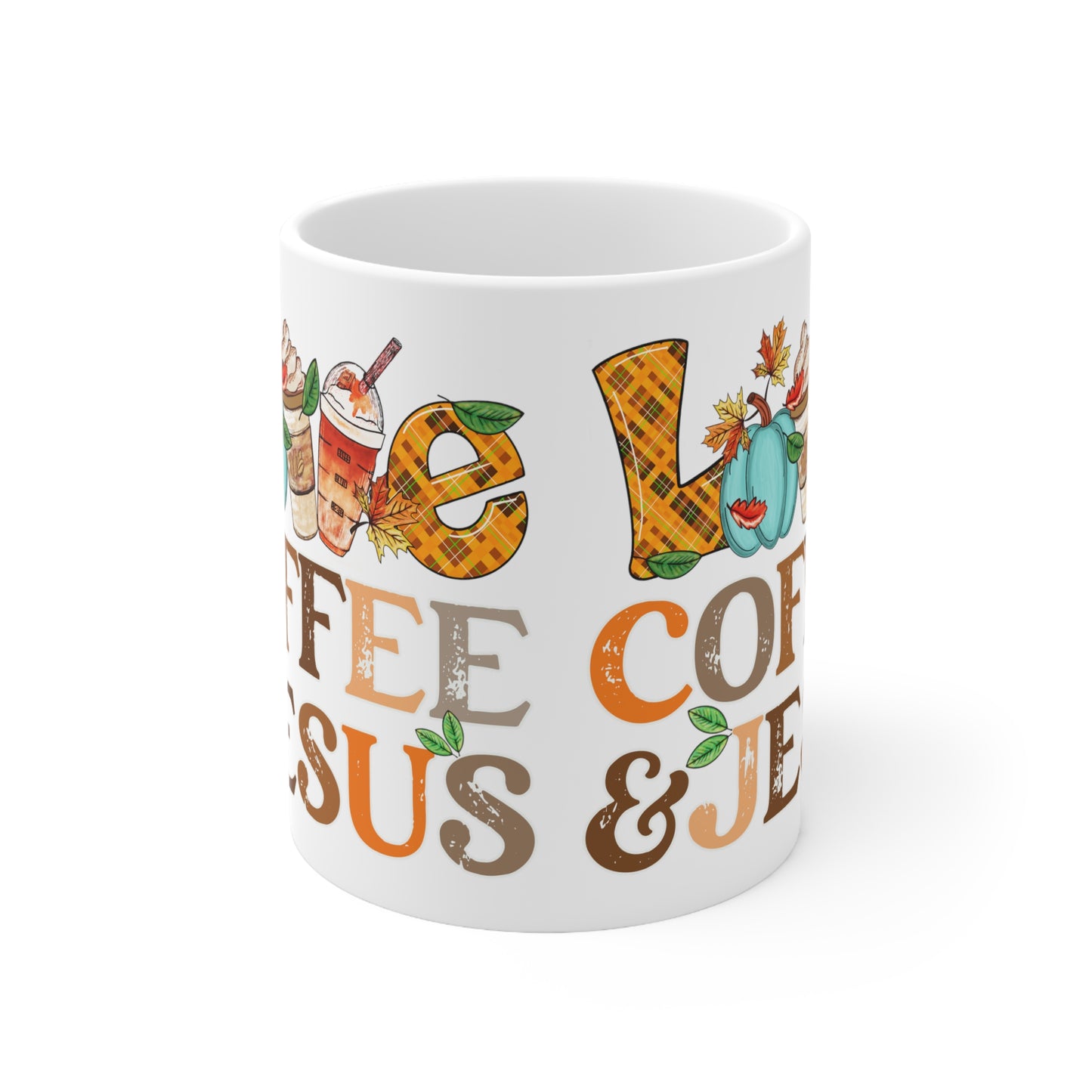 LOVE COFFEE & JESUS - Coffee Lovers Mug - MUGSCITY - Free Shipping