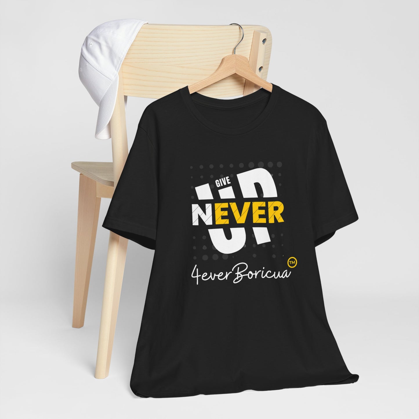 NEVER GIVE UP Unisex Puerto Rico Boricua Shirt 4everBoricua™️