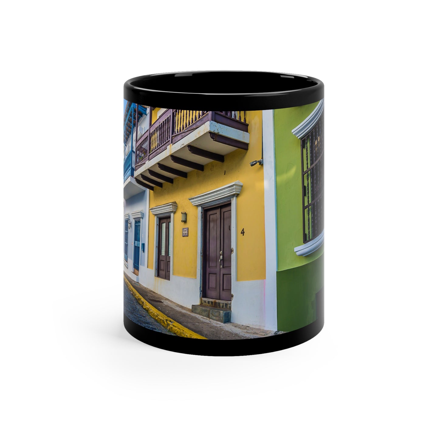 OLD SAN JUAN STREETS Mug Viejo San Juan Puerto Rico - MUGSCITY - Free Shipping