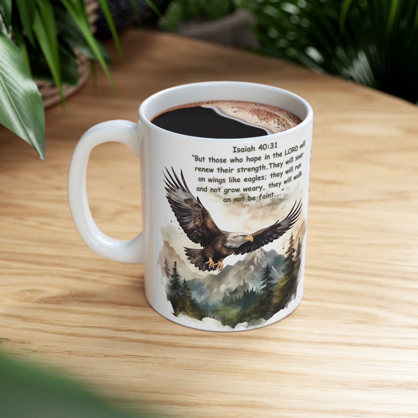 ISAIAH 40:31 MUG - NEW STRENGTHS - MUGSCITY - Free Shipping