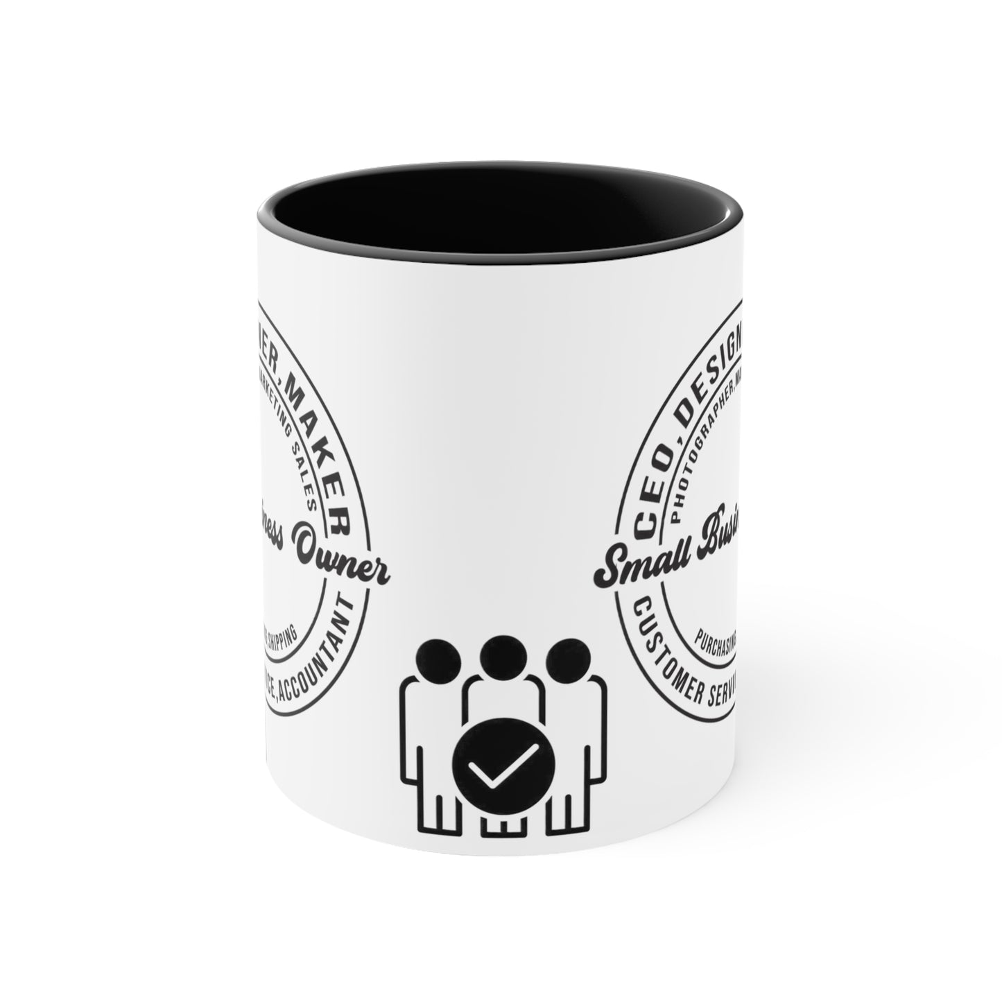 SMALL BUSINESS OWNER MUG - MUGSCITY - Available in Red, Black, Blue, Navy and Pink - Free Shipping