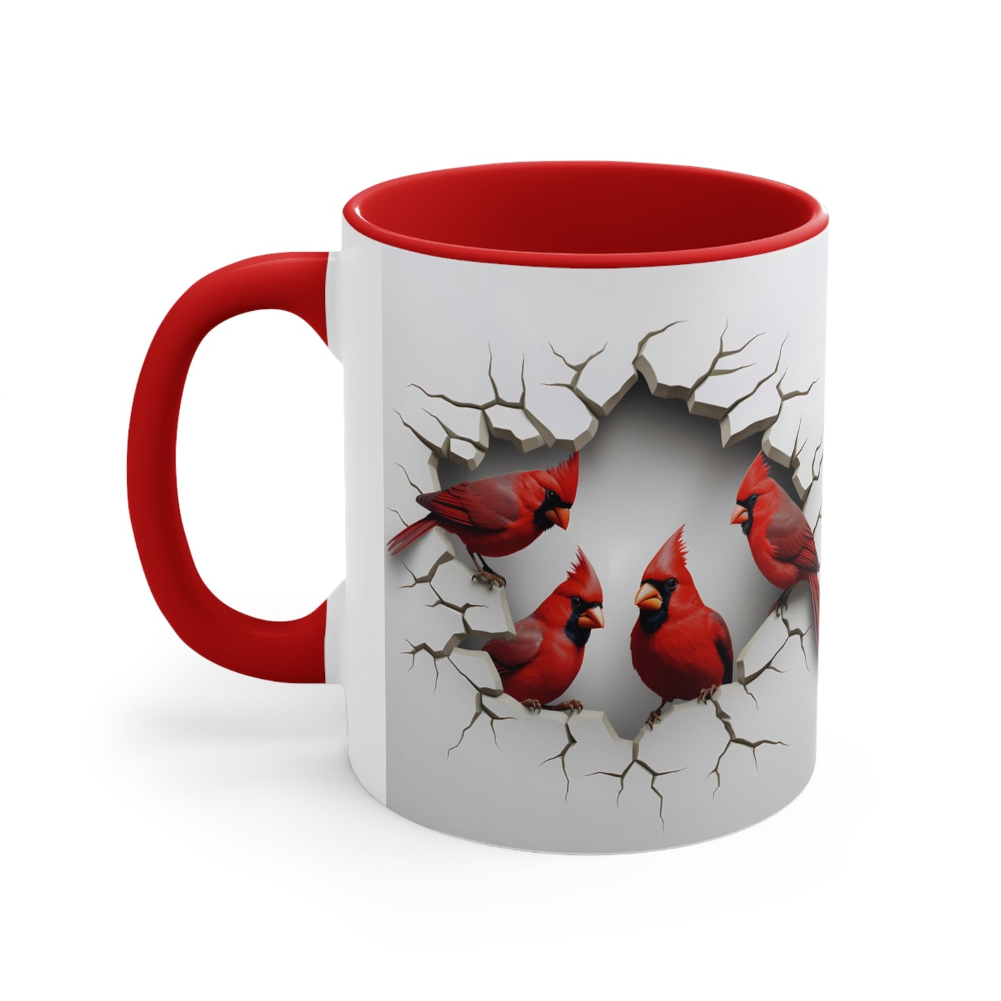 CARDINAL MUG - Cardinals Mugs - Black, Red - Mugscity - Free Shipping