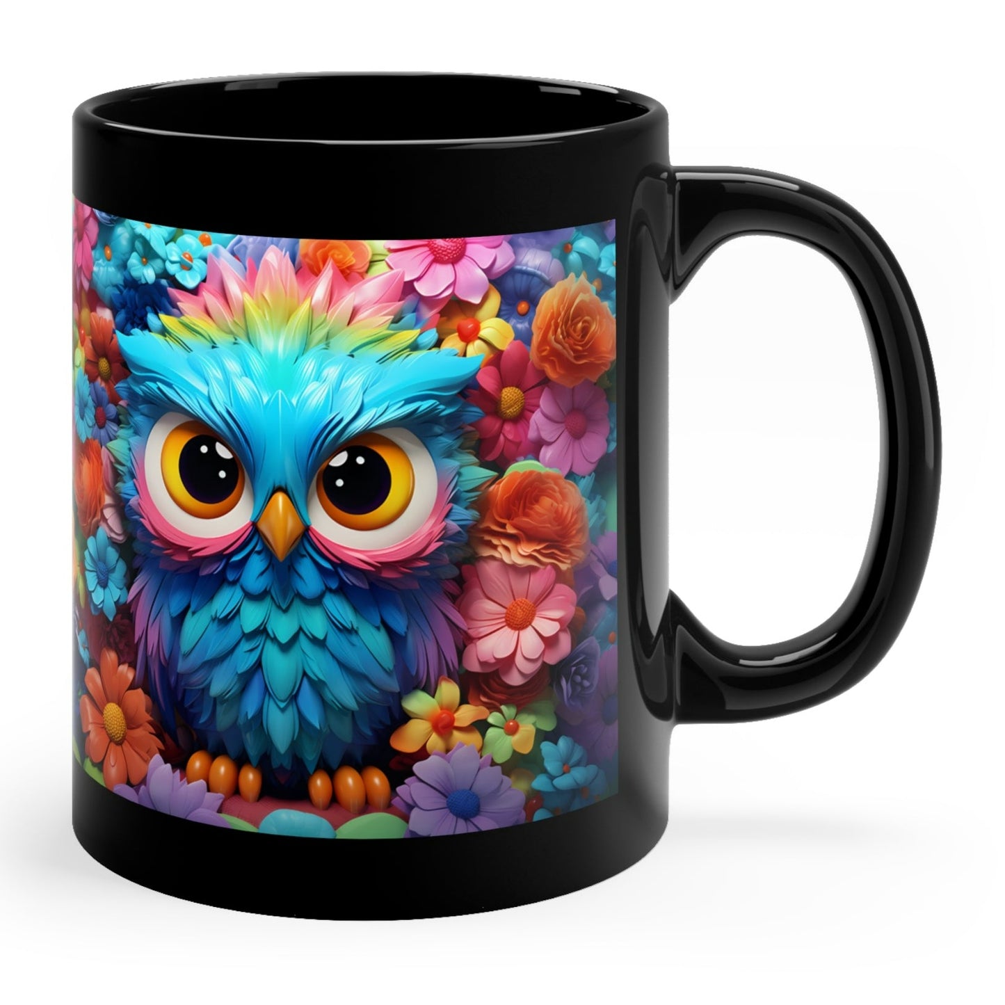 COLORFUL OWL 3D MUG - MUGSCITY - Free Shipping