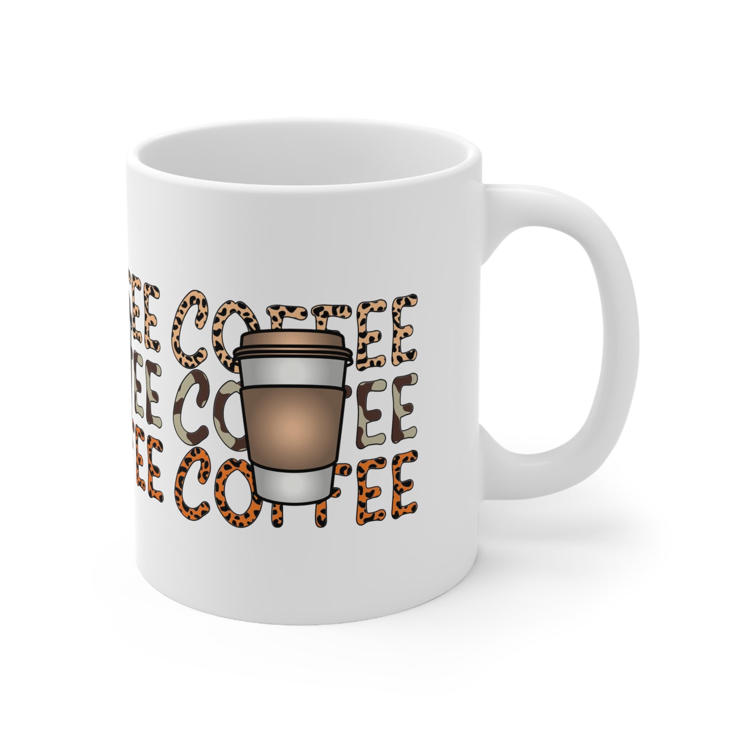 COFFEE COFFEE COFFEE Coffee Lovers Mug - MUGSCITY - Free Shipping