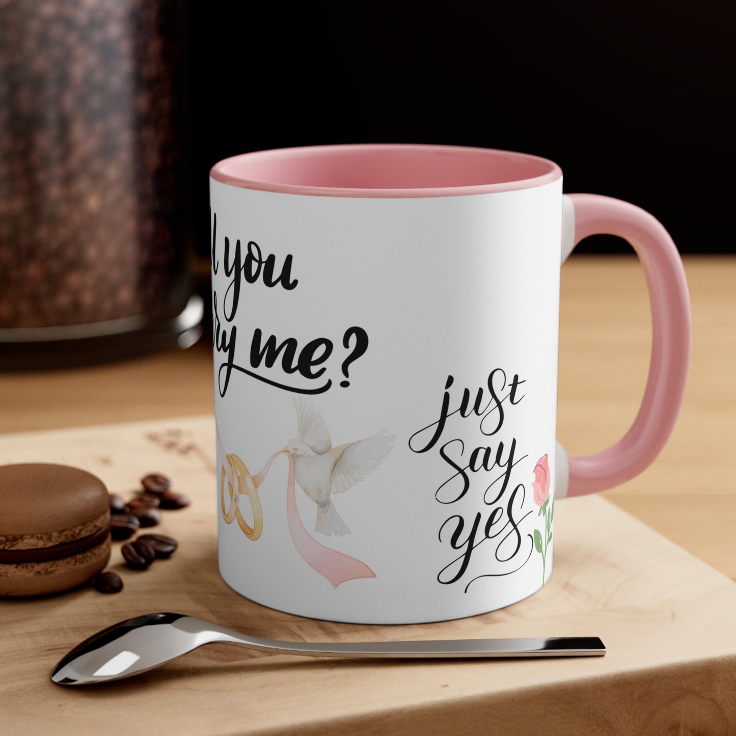 MARRIAGE PROPOSAL MUG - Will You Marry Me? Cup - Pink |MUGSCITY23