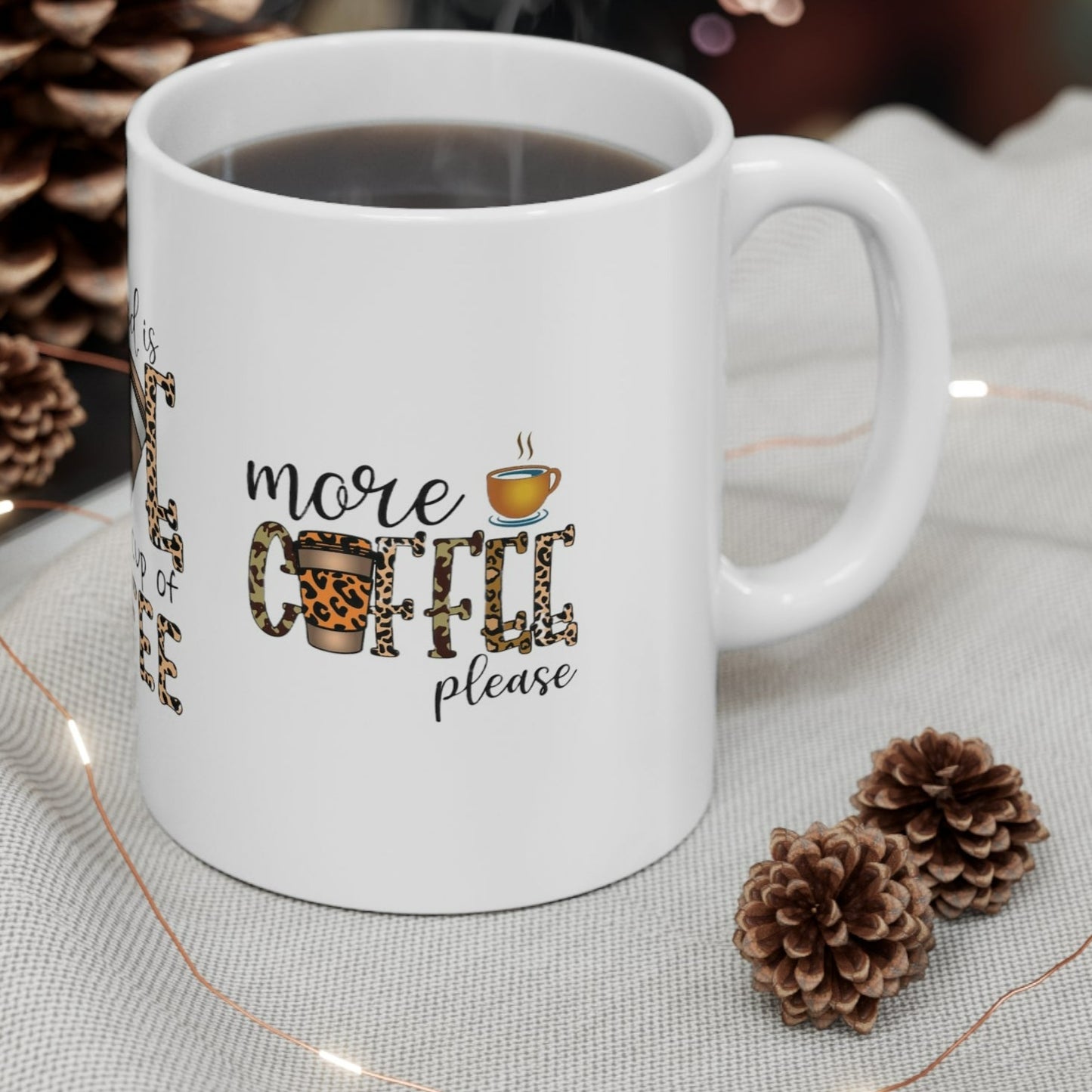 COFFEE LOVERS OFFICIAL MUG - Special Edition Three Messages in One Mug - MUGSCITY 23 - Free Shipping