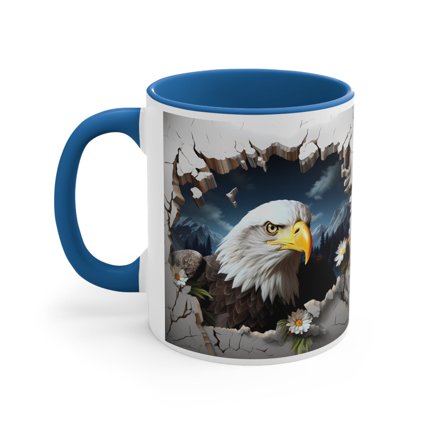 Awesome 3D Eagle Mug - Blue Accent - MUSGCITY - Free Shipping