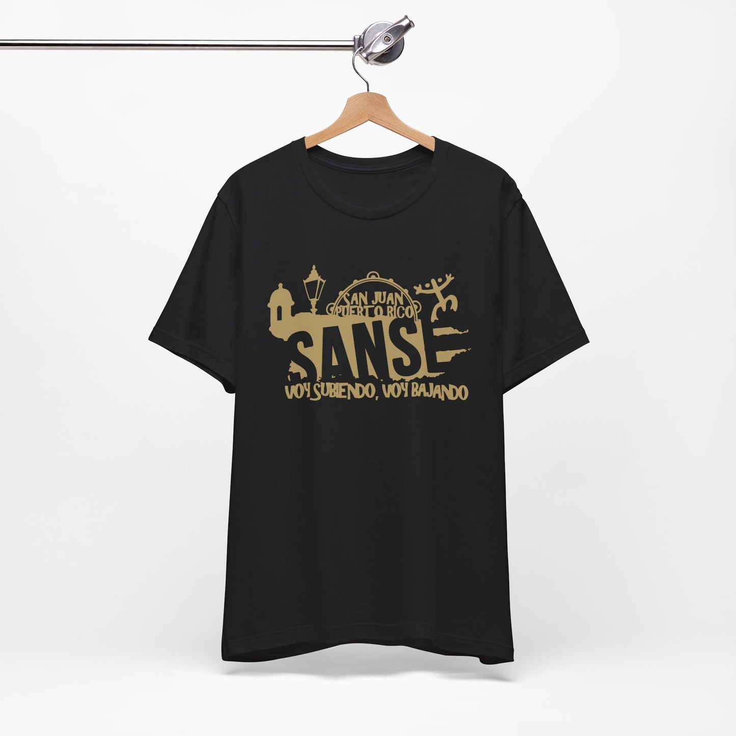 FIESTAS DE LA SANSE UNISEX TEE SHIRT SHIRTS CAMISETAS - FREE SHIPPING - Black and Gold - From XS to 5XL