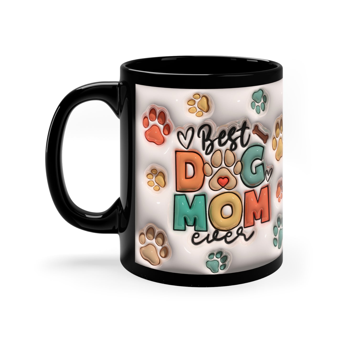 BEST DOG MOM MUG - 3D MUGS - MUGSCITY - Free Shipping