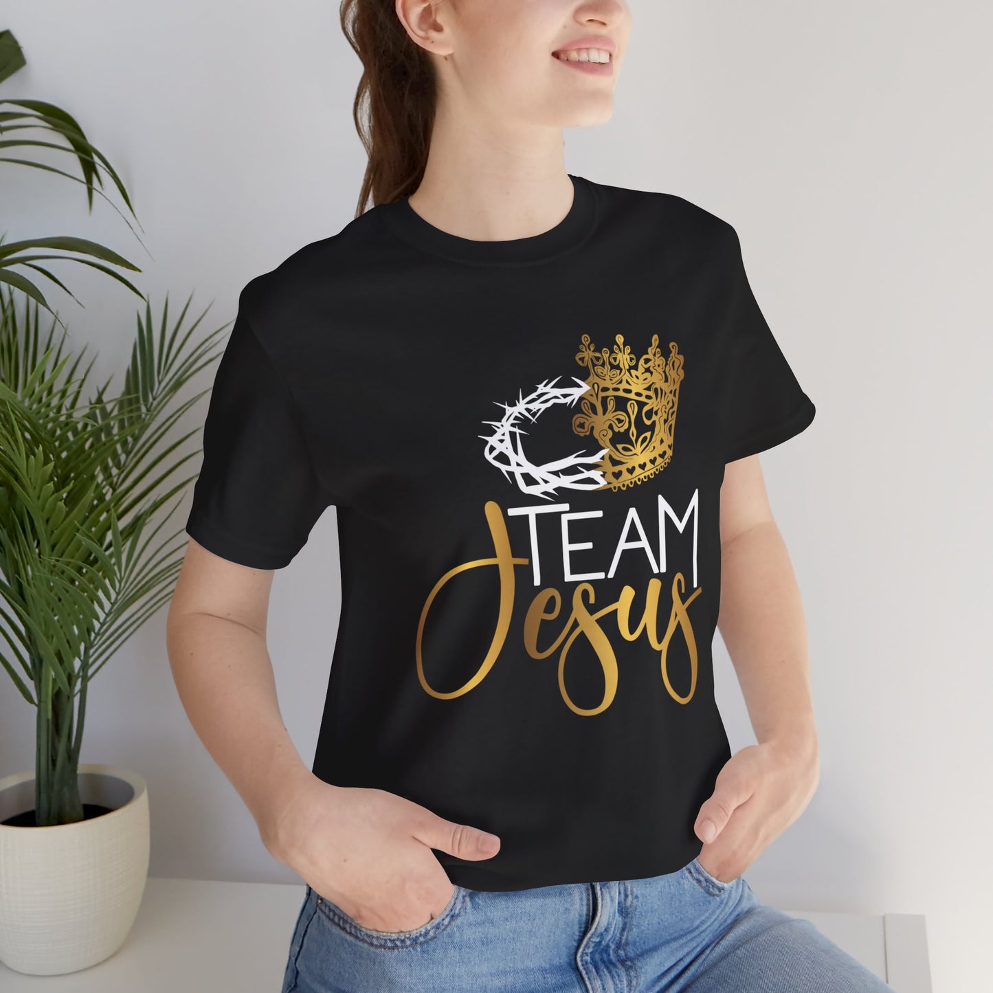TEAM JESUS DOUBLE CROWNS Shirt. Free Shipping!