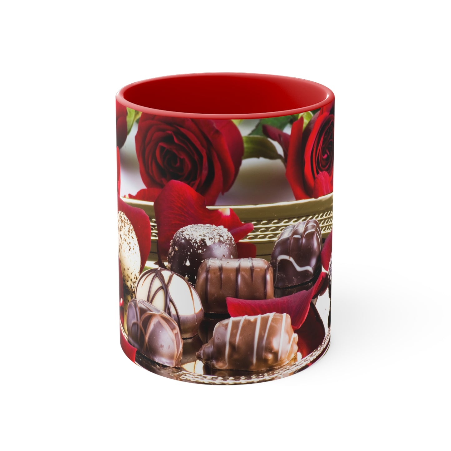 CHOCOLATE AND ROSES MUG - Mugscity - Free Shipping